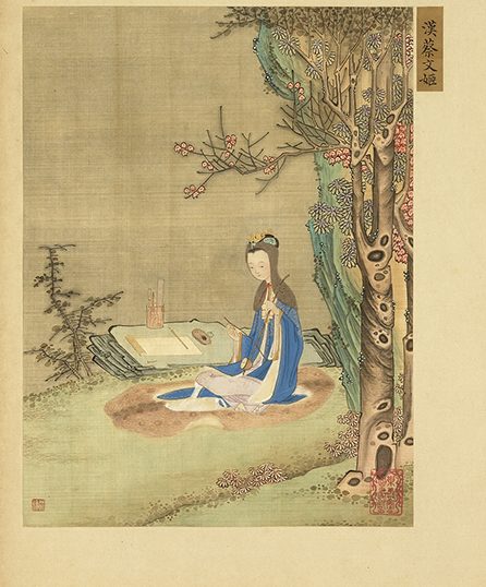 蔡文姬画像
